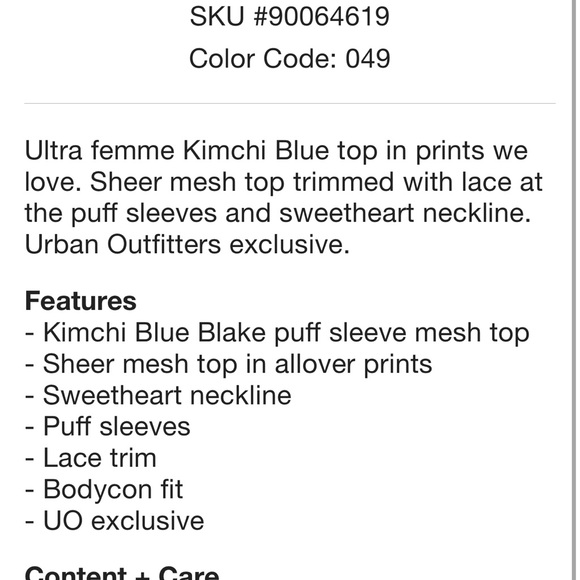 Kimchi Blue Purple Floral Lace Blouse - Picture 3 of 8